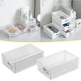 thumbnail image 6 of Desktop Organizer, Stackable Storage Drawers, Clear Plastic Organizer Box with Wide Open Front, Non-slip & Shatterproof for Easy Access, Perfect for Office Supplies, Craft Rooms, and Home, 6 of 7