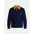 thumbnail image 6 of Modelo Men's Graphic Canvas Jacket with Long Sleeves, Sizes S-3XL, 6 of 6