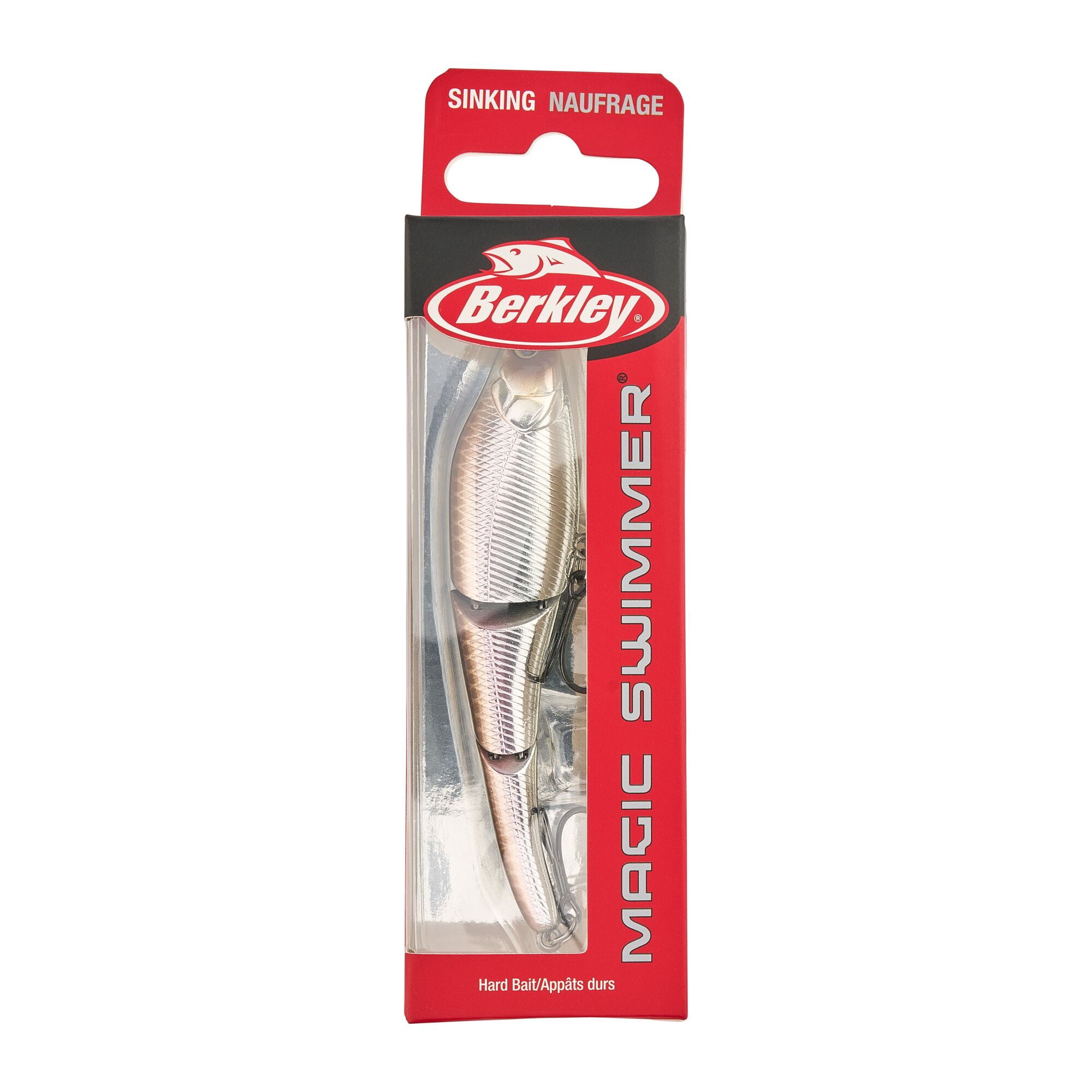 Berkley Magic Swimmer® Freshwater, 3.75 in, Swimbaits, Morning Dawn Chrome (1 Count)