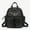 复古黑色, variant on Retro multi-pocket handbag for women, distressed cool biker style, large capacity backpack/crossbody bag