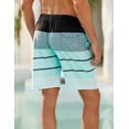 thumbnail image 3 of Mens Swim Trunks 9" Quick Dry Stretch Swim Shorts Mesh Lining Bathing Suits Swimwear Beach Shorts with Pockets, 3 of 6
