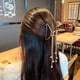 thumbnail image 4 of Clip Cabello con Borlas Accesorios Cabello Soporte Cabello Moda Sombreros Grandes Barrette Baratijas Abrazadera para , semicírculo Yinane Clips de garra de pelo de mujeres, 4 of 8