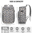 thumbnail image 3 of Travel Cooler Bag - Sunflower Camping Beer Cooler Backpack with Bottle Opener- Waterproof Insulated Picnic Backpacks - Cooler Bag for Beach, 3 of 6
