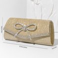 thumbnail image 2 of Bolso Mano Noche Mujer Con Lazo Correa Ajustable Fiesta Boda, 2 of 9
