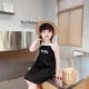 thumbnail image 4 of Falda de tirantes de seda de hielo de verano para niñas, falda de princesa para niñas, vestido grande para niñas, camisón de tesoro para mujeres, 4 of 5