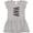 AC-Heather Grey, variant on Mardi Gras Celebration Funny Crawfish Girls Toddler Dress