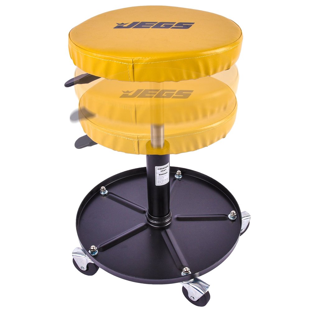 JEGS 80057 Adjustable Mechanics Seat
