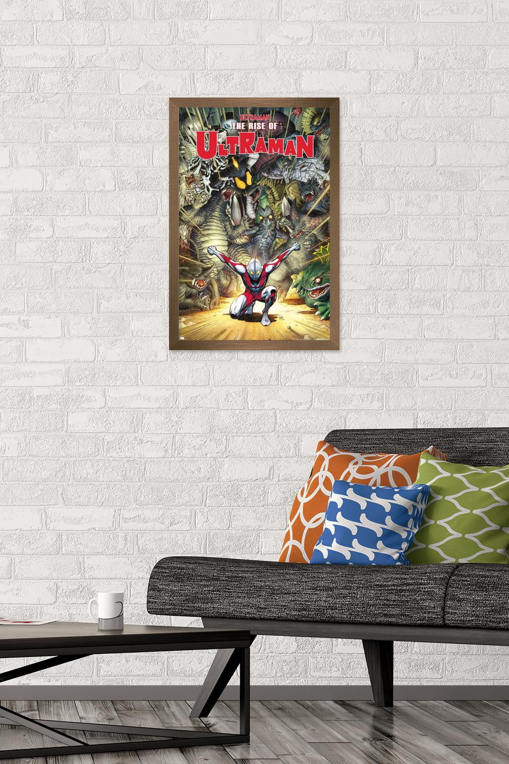 The Rise of Ultraman - Cover #2 Variant by Arthur Adams Wall Poster, 14.725" x 22.375" Framed