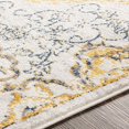 thumbnail image 4 of Surya Floransa FSA-2325 94 x 120" Rectangle Fabric Rug in Mustard Yellow/Gray, 4 of 4