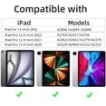 thumbnail image 2 of GEAK for Apple iPad Air 13 inch Case M2(2024), iPad Pro 12.9 inch Case (6th/5th/4th/3rd Gen 2022/2021/2020/2018), 2 of 6