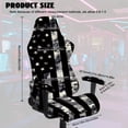 thumbnail image 4 of TSOVTHRID Black American Flag Camouflage Print 4 Pcs Gaming Chair Covers Slipcovers with Armrest Covers Breathable Computer Chair Cover Stretchy Gamer Chair Cover Cat Scratch Proof, 4 of 7