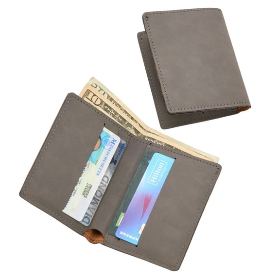 Creative Gifts International 002767 Leatherette Wallet, Grey