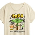thumbnail image 3 of Star Wars - Yoda Scribble - Women's Short Sleeve Classic Fit Tee, 3 of 5