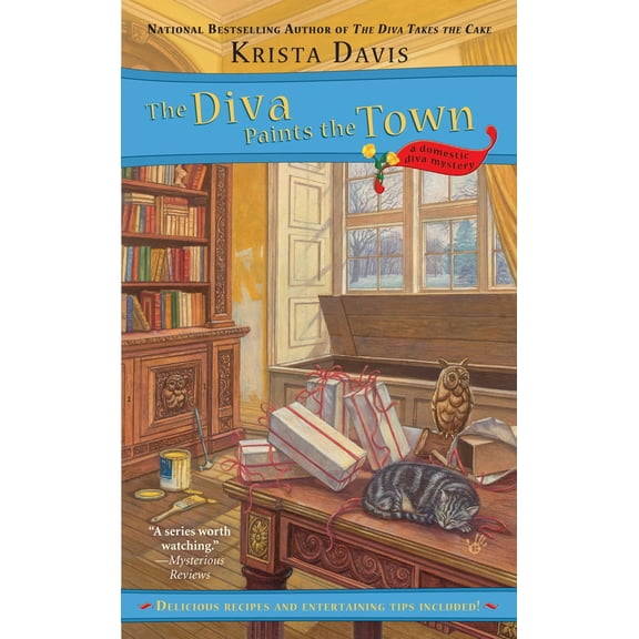 Pre-Owned The Diva Paints the Town (Paperback) by Krista Davis