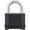 Black, variant on Kwikset 2" Zinc Combination Padlock with 1" Shackle, Gold