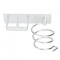 thumbnail image 3 of Soporte para secador de pelo, estante de aluminio montado en la pared, estante para secador de pelo, organizador de secador de pelo de pared elaborado con cuidado, 3 of 8