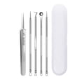 thumbnail image 4 of 8Pcs Ultra Fine No 5 Cell Pimples Black Head Clip Tweezers Beauty Salon Special Scraping Closing Artifact Acne Needle Tool Set, 4 of 4