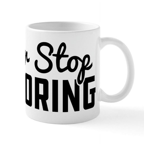 CafePress - Never Stop Exploring - 11 oz Ceramic Mug - Novelty Coffee Tea Cup