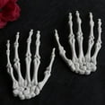thumbnail image 4 of LHWEN Halloween Skeleton Hands Realistic Life Size Severed Plastic Props Creepy Party Decorations Curved Design Display Artist Use Learning Tools Table Decor Indoor Outdoor Hanging Decor, 4 of 8