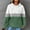 Army Green, variant on Womens Trendy Sweatshirts Long Sleeve Comfy Pullover Loose Fit Drawstring Hoodies Patchwork Lounge Fall Sweatshirt