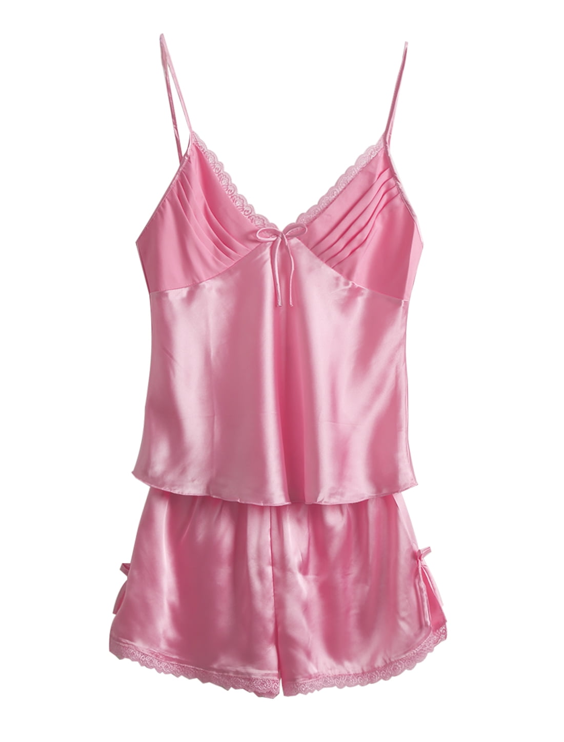 pink satin camisole