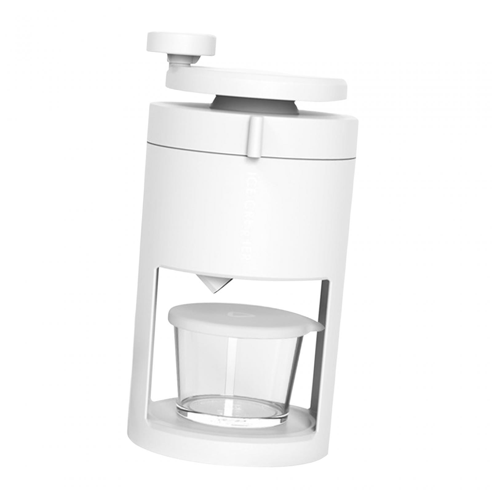 Portable Ice Crusher, Shaved Ice Machine, Hand Crank Manual Shaved Ice Machine for Ice