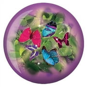 Butterflies Glow Viz-A-Ball Bowling Ball (14lbs)