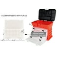 thumbnail image 5 of Stalwart Portable Tool Storage Box - Small Parts Organizer with 4 Trays, 5 of 8