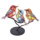 thumbnail image 4 of Pájaros coloridos de metal, Serie de pájaros de metal de aleación Decoración de pájaros de metal Serie de pájaros de metal de aleación Verdadera excelencia, 4 of 8