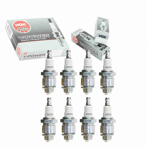 8 pc NGK 5574 V-Power Spark Plugs for 018-12715-200 848-1 TY26708 Ignition Wire Secondary