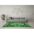 thumbnail image 3 of Ahgly Company Indoor Square Persian Emerald Green Traditional Area Rugs, 3' Square, 3 of 4