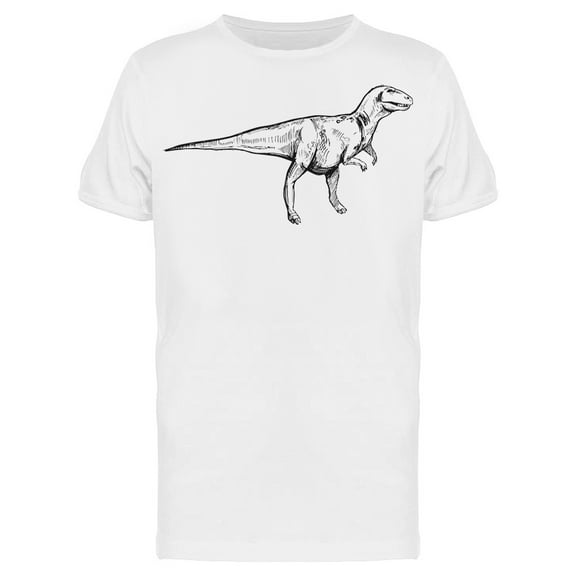 Sketch Of Dinosaur Tee Men's -Image by Shutterstock