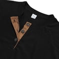 thumbnail image 4 of VJATTWR Men's Crewneck Striped T-Shirt Soft Elastic Tees L, 4 of 4
