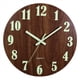 thumbnail image 3 of 2X Reloj de Pared Luminoso, Relojes de Pared de Cocina Silenciosos de Madera de 12 Pulgadas Que No Hacen Tictac para Sala de Estar Interior/Exterior, 3 of 7