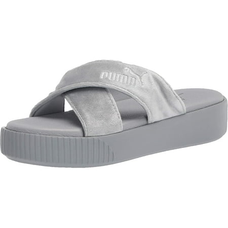PUMA Womens Platform Slide Sandal 9.5 Quarry