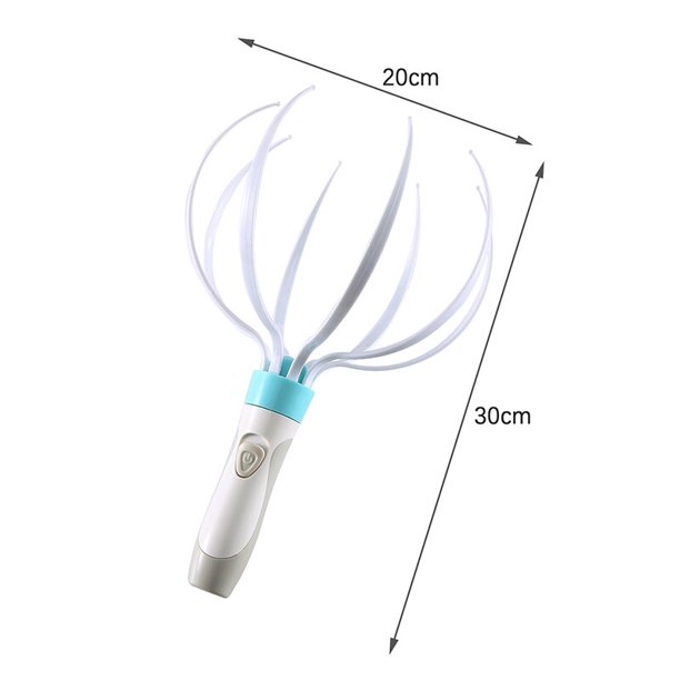 Masajeador de cabeza Masaje del cuero cabelludo Garra Vibración Masajeador para mascotas Ocho garras Eléctrico Amasado doméstico Extractor de alma Masajeador de cabeza Gao Jinjia LED