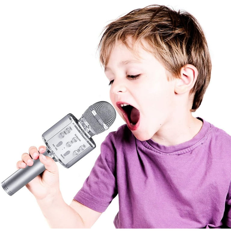 Rybozen Wireless Microphone Karaoke Mixer System, Dual Handheld Wireless  Microphone for Karaoke, Smart TV, PC, Speaker, Amplifier, Church, Wedding 