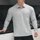 thumbnail image 4 of Ceisia Men Solid Color Long Sleeve Stand Up Collar Button Casual Gift Daily Outdoor Fashion Hoodie Top, 4 of 8