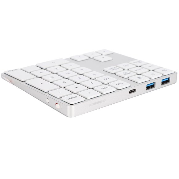 BT Keyboard, Number Pad, No Fade Computer Accessory For Home & Office