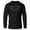 Black On Black, variant on GYMISH Hello, Gym! I'm Home! Lightweight Long Sleeve Hooded T-Shirt for Men – Funny Gym Hoodie, Workout Shirt for Fitness Enthusiasts