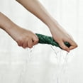 thumbnail image 5 of Sm:)e Microfiber Dish Cloth Set, 6 Soft and Super Absorbent Green Plaid Hand Towels, 5 of 8