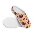 thumbnail image 3 of Rateoe Thanksgiving Turkey and Pumpkin Print Women's Men's Cotton Knit Slippers Lightweight Memory Foam Indoor House Shoes with Anti-Skid Sole-40/41, 3 of 7