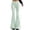 Light Green*, variant on RUTAYY Women's Flare Pants Elastic High Waist Stretch Knit Slim Fit Versatile Casual Trousers, Light Green