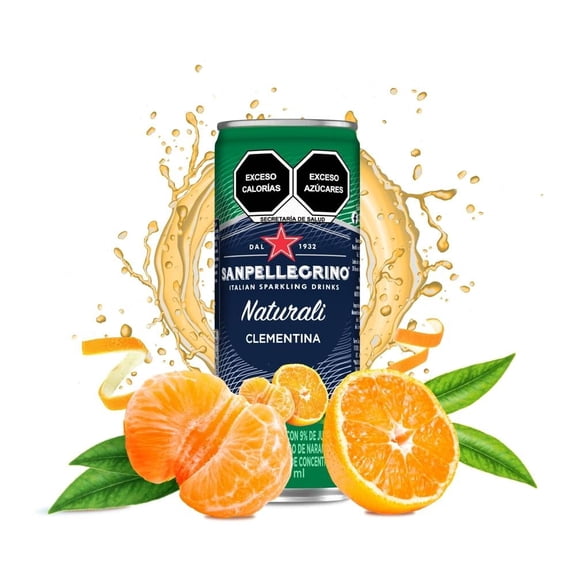 Bebida gasificada San Pellegrino Naturali clementina 330 ml