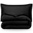 thumbnail image 2 of Black Twin Extra Long Down Alternative Comforter Set by Ivy Union, 2 of 4