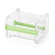 thumbnail image 2 of Paquete de 3 dispensadores de almacenamiento de cinta adhesiva de escritorio transparente, cortador de cinta, soporte para rollo de cinta (no incluye cinta adhesiva), 2 of 5