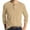 BC07-Earthy Yellow, variant on Mens Long Sleeve Henley Shirts Stretch Casual 3 Button Tee Baisc Plain Soft Basic Tops For Men Beige 2XL