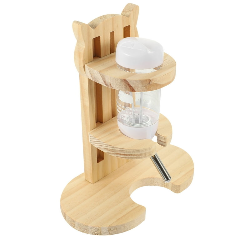 Jibingyi 1 Set Hamster Water Bottle with Stand Small Pets Water Bottle and Stand Free Standing Hamster Water Feeder Walmart