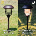 thumbnail image 5 of iMeshbean 6 Pack LED Landscape Light Solar Power Path Lights Outdoor Pathway Solar Light Waterproof, 5 of 14