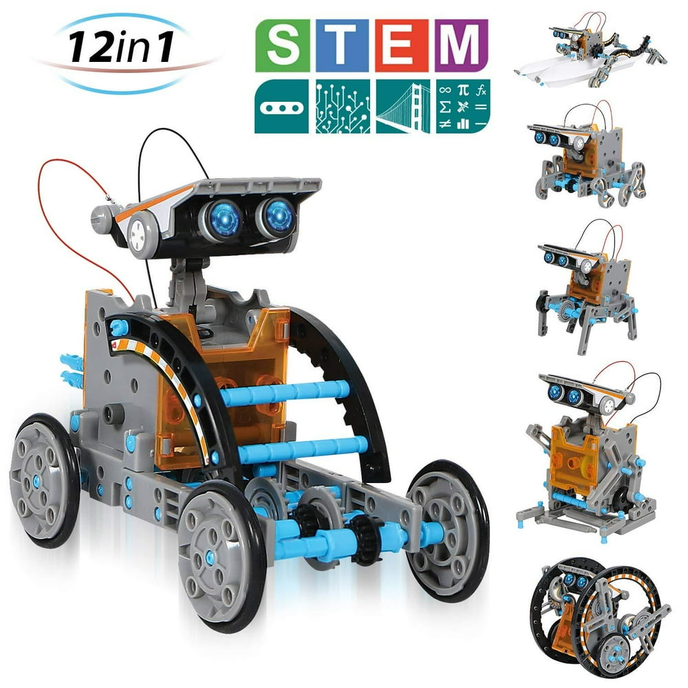 CIRO Solar Robot Creation Kit, 12in1 Solar Robot Kit for Kids, STEM